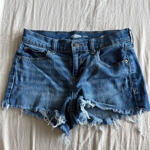 Old Navy Women's Distressed Blue Jean Shorts